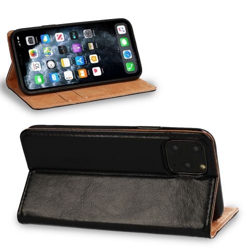 Калъф Тефтер SPECIAL ест. кожа за iPhone 13 Pro Max, Черен