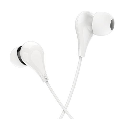 Слушалки с микрофон BOROFONE Milo BM24, Бял
