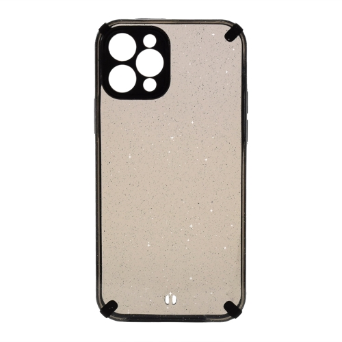 Удароустойчив калъф Armor Glitter за iPhone 12 Pro, Черен