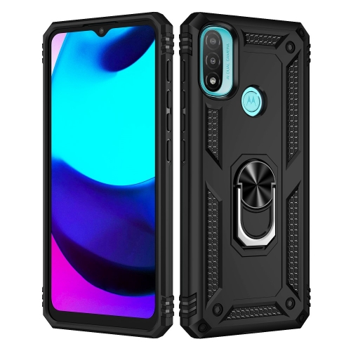 Удароустойчив калъф Hybrid Cover за Motorola Moto E20, Черен