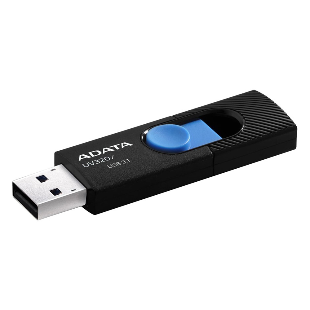 Флаш памет ADATA, 128GB, USB 3.2, UV320, Черен