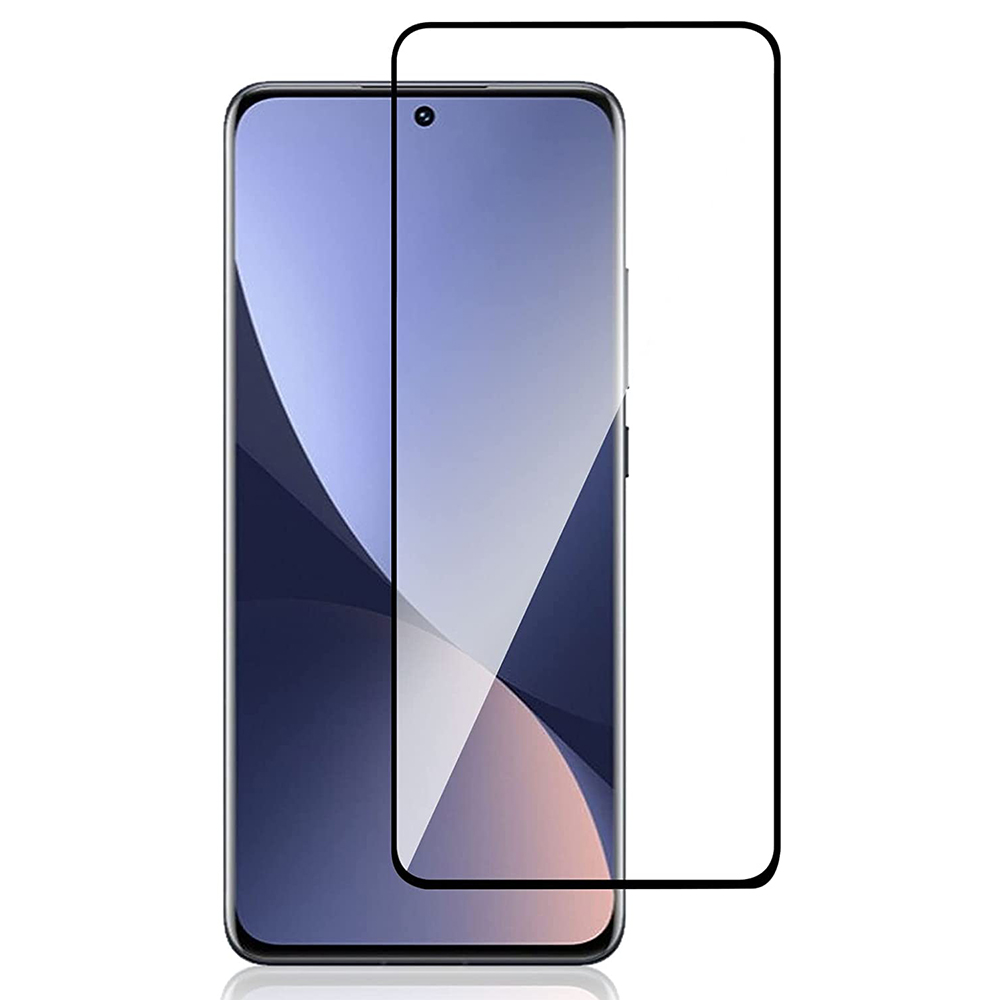 Стъклен протектор 5D Full Glue за Xiaomi 12 Pro, Черен