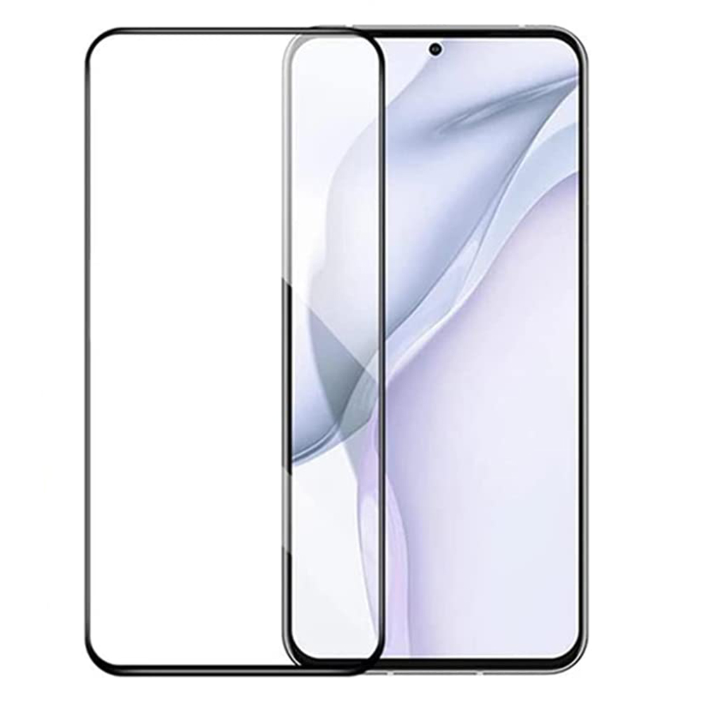 Стъклен протектор 5D Full Glue за Huawei P50 Pro, Черен