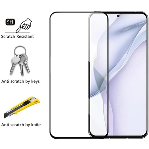Стъклен протектор 5D Full Glue за Huawei P50 Pro, Черен