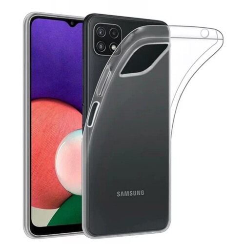 Силиконов калъф за Samsung Galaxy A22 5G, Прозрачен