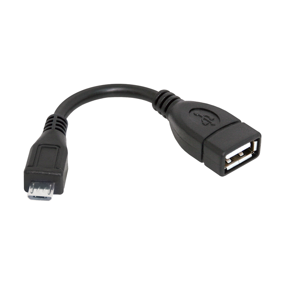 Адаптер OTG от USB към Micro USB, Черен