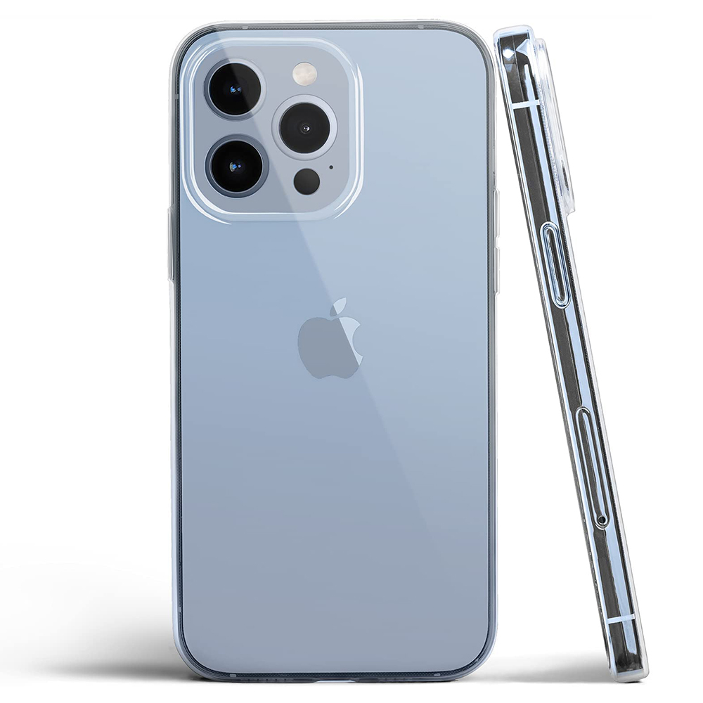 Силиконов калъф за iPhone 13 Pro, 2mm, Прозрачен