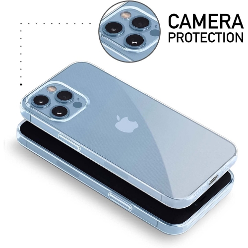 Силиконов калъф за iPhone 13 Pro, 2mm, Прозрачен