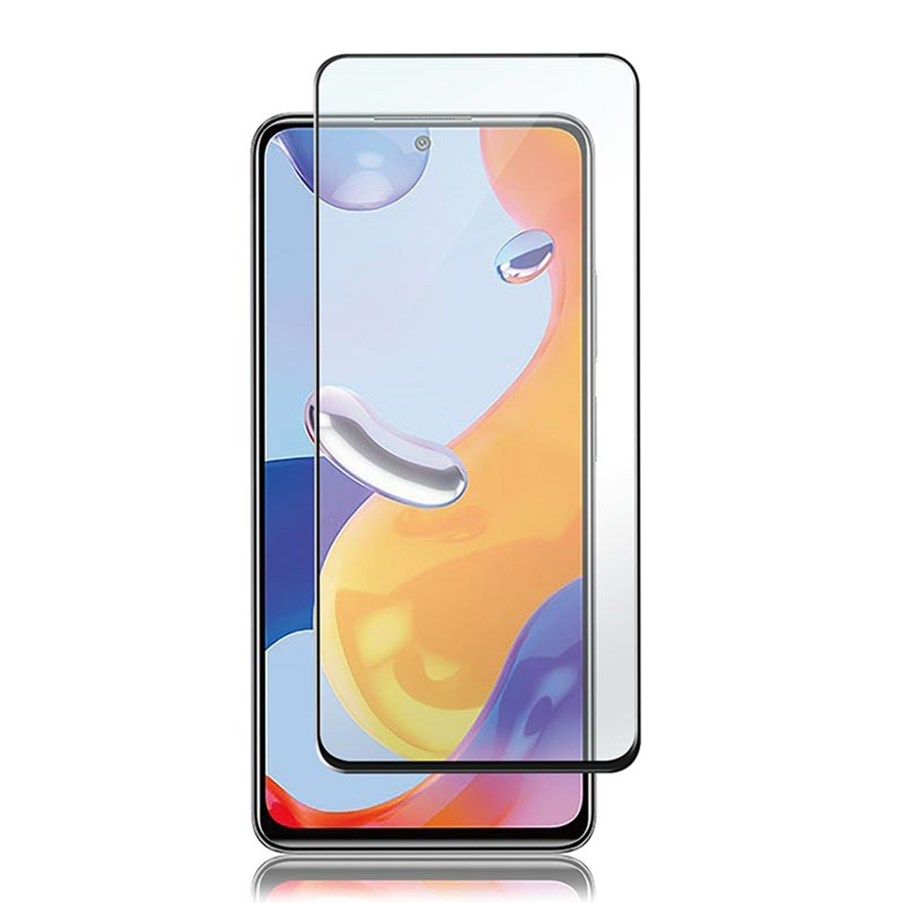 Стъклен Протектор 5D Full Glue за Xiaomi Redmi Note 11 Pro / Note 11 Pro 5G, Черен