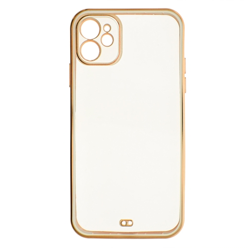 Силиконов калъф Luxury за iPhone 12, Бял