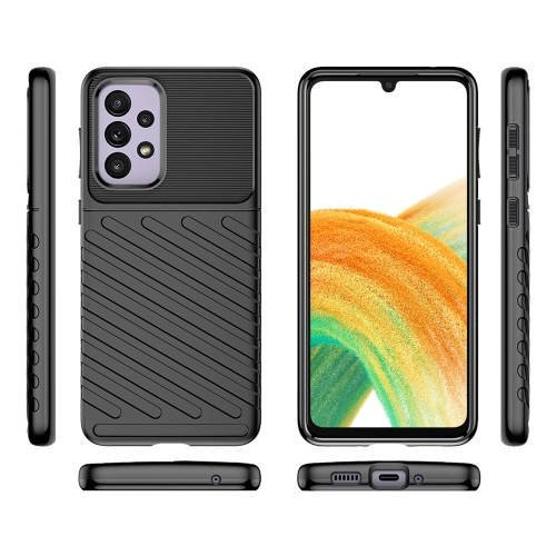 Силиконов Гръб Thunder за Samsung Galaxy A33 5G, Черен