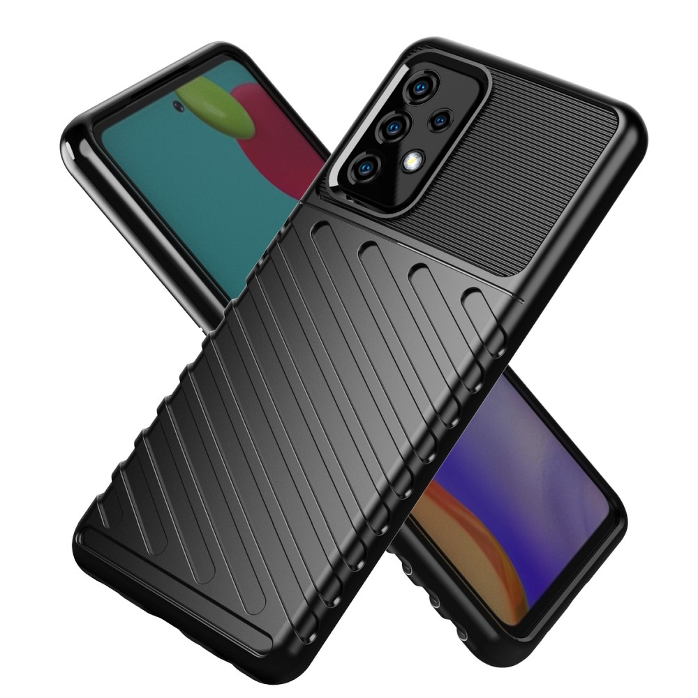 Силиконов калъф Thunder за Samsung Galaxy A13 4G, Черен