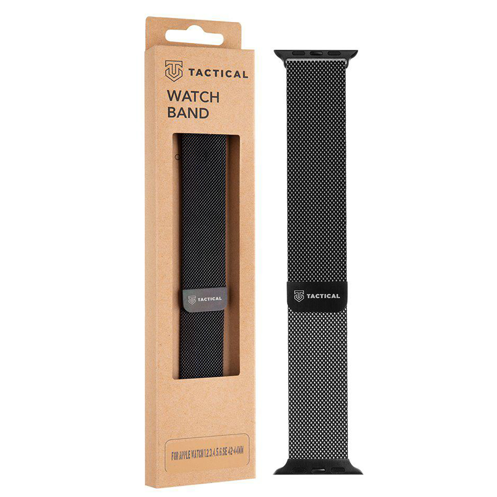 Метална каишка Tactical 333 за Apple Watch 1/2/3/4/5/6/7/SE 38/40/41mm, Черен