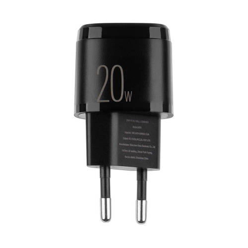 Мрежово Зарядно 220v Tactical Base Plug Mini 20W, Черен