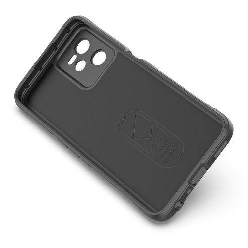 Силиконов калъф Wear-resistant за Realme C35, Тъмно сив