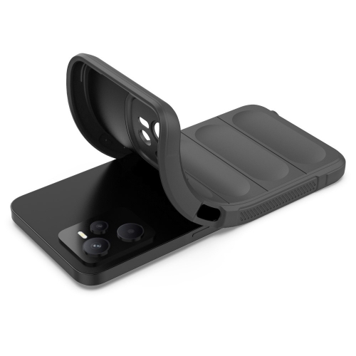 Силиконов калъф Wear-resistant за Realme C35, Тъмно сив