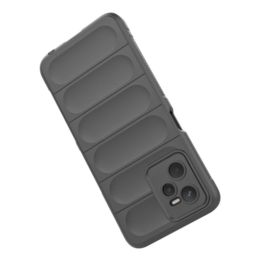 Силиконов калъф Wear-resistant за Realme C35, Тъмно сив