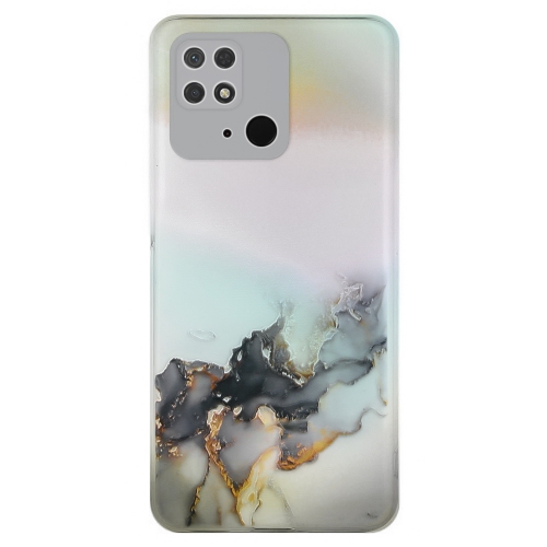 Силиконов Калъф Marble за Xiaomi Redmi 10C, Черен
