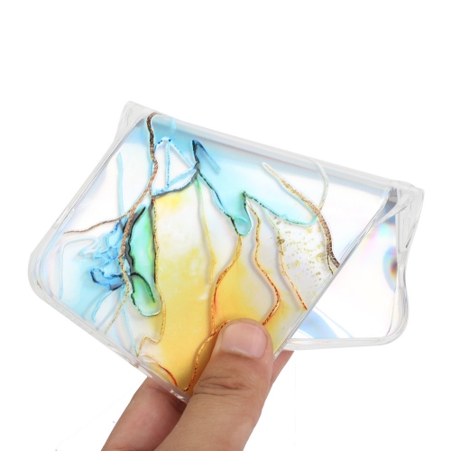 Силиконов калъф Marble за Samsung Galaxy S22 Ultra 5G, Жълт