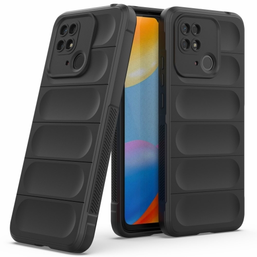 Силиконов калъф Wear-resistant за Xiaomi Redmi 10C, Черен
