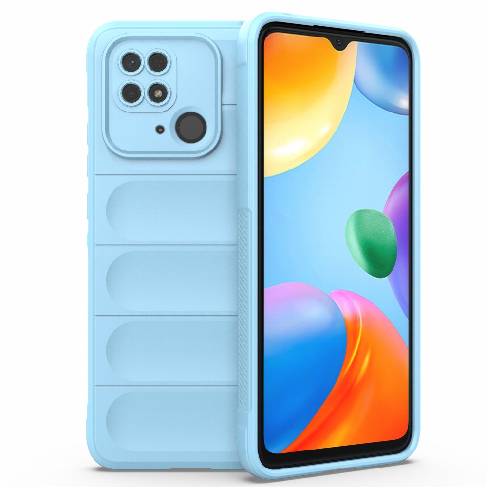 Силиконов калъф Wear-resistant за Xiaomi Redmi 10C, Светло син