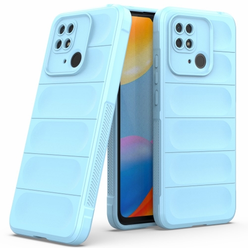 Силиконов калъф Wear-resistant за Xiaomi Redmi 10C, Светло син