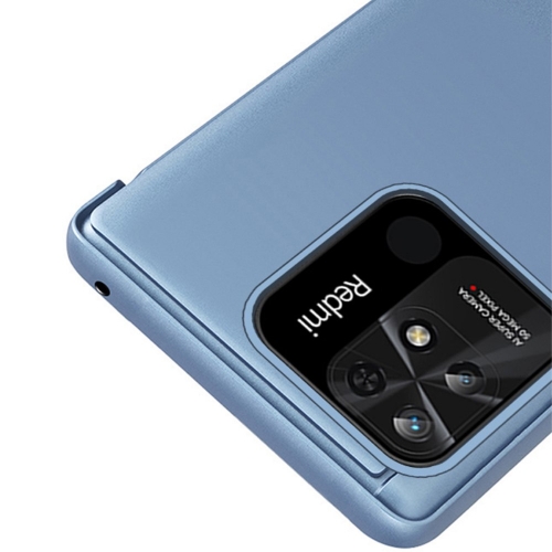 Калъф Тефтер View Window за Xiaomi Redmi 10C, Син