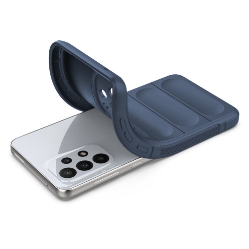 Силиконов калъф Wear-resistant за Samsung Galaxy A33 5G, Тъмно син
