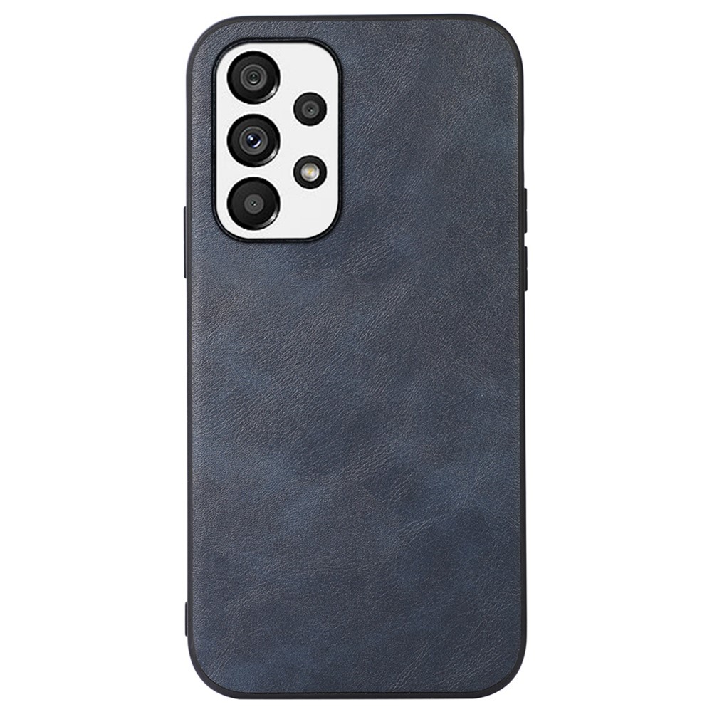 Удароустойчив калъф Leather Coated за Samsung Galaxy A33 5G, Син