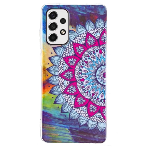 Силиконов калъф за Samsung Galaxy A33 5G, Цветна мандала- фосфоресцентен