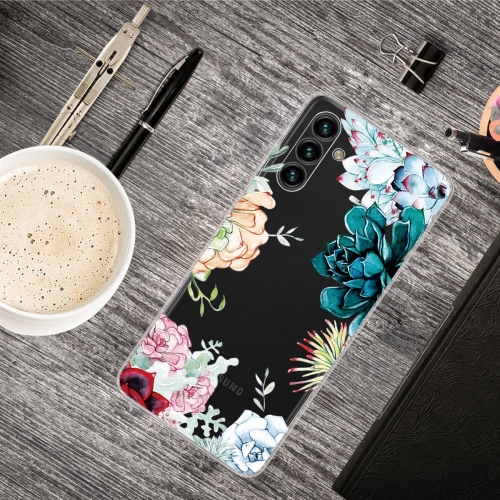 Силиконов калъф за Samsung Galaxy A13 5G, Цветя