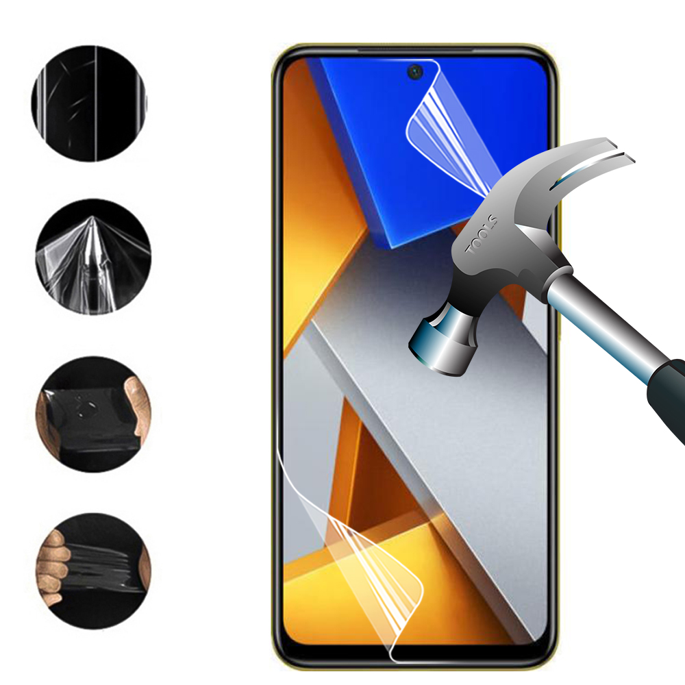 Хидрогел протектор Anti-Shock за Xiaomi Poco M4 4G, front Shell