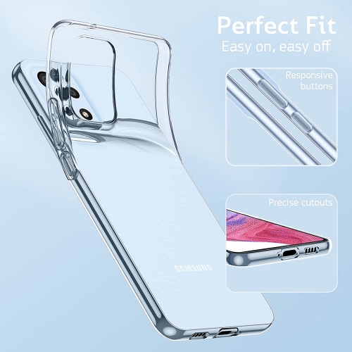 Силиконов калъф за Samsung Galaxy A53 (5G), 0.5mm, Прозрачен