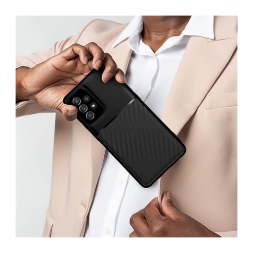 Удароустойчив калъф Noble за Samsung Galaxy A53, Черен