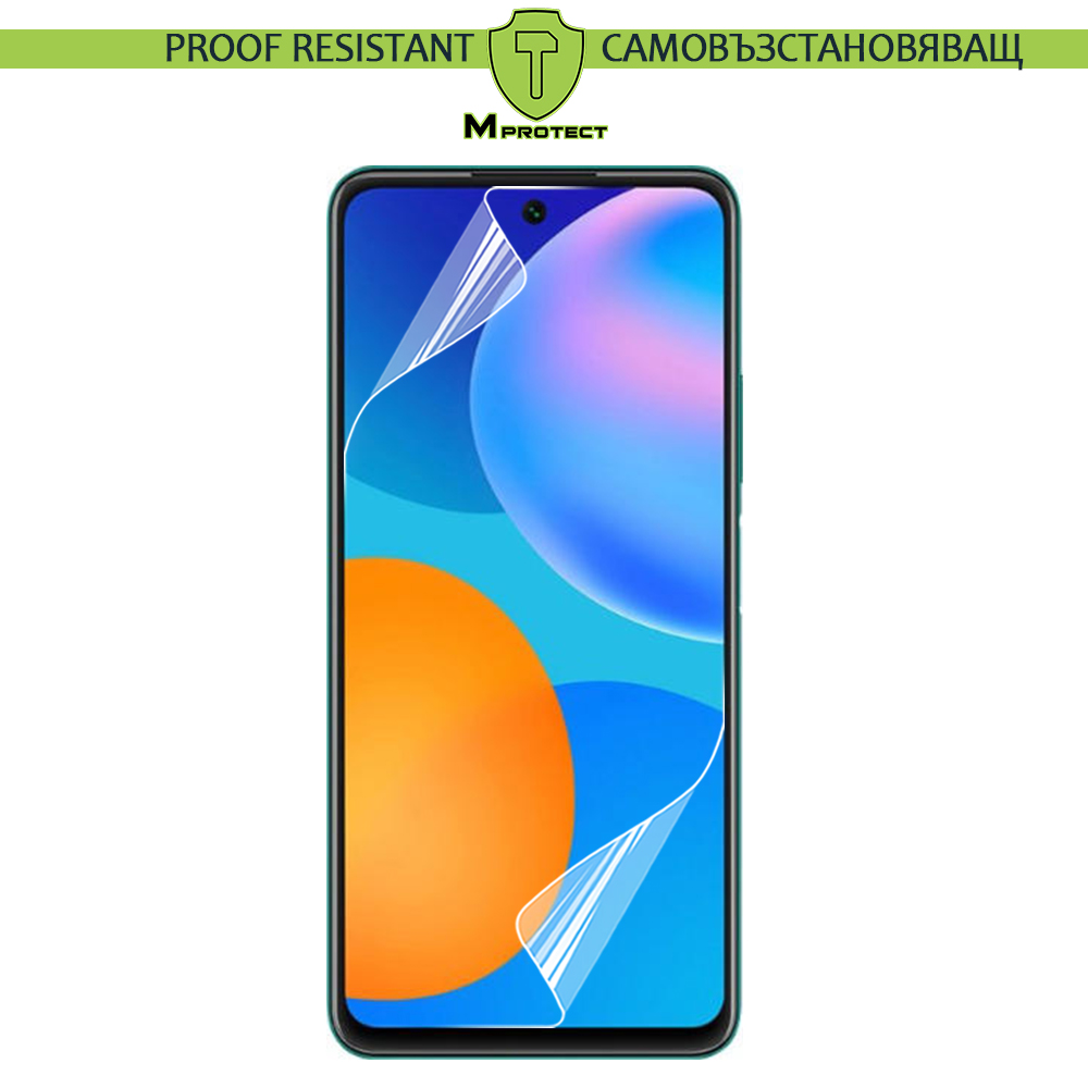 Хидрогел протектор MProtect Prof Resistant за Huawei Y7a, front full