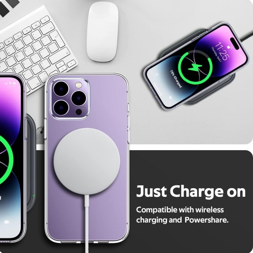 Силиконов калъф за iPhone 14 Pro, 2mm, Прозрачен