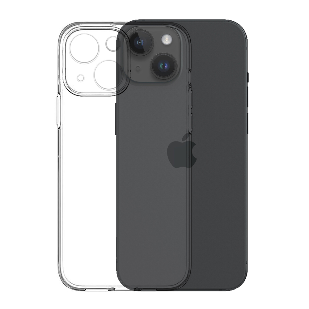 Силиконов калъф за iPhone 14, 0.5mm, Прозрачен