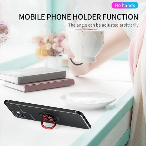 Силиконов калъф Ring Magnetic за Realme C30 4G, Черен