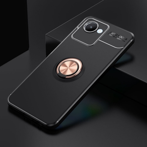 Силиконов калъф Ring Magnetic за Realme C30 4G, Черен