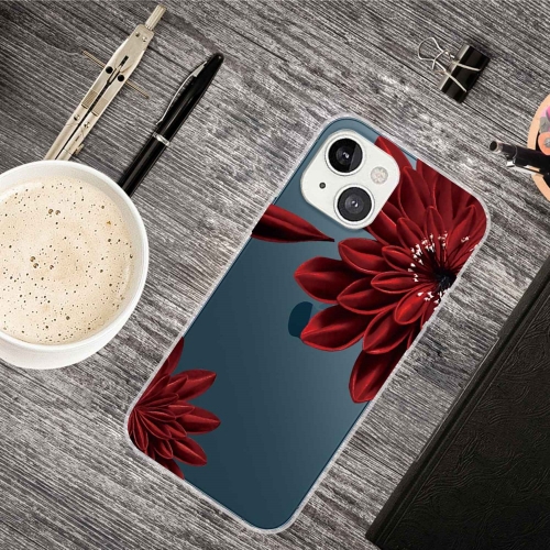 Силиконов калъф за iPhone 14, Цвете