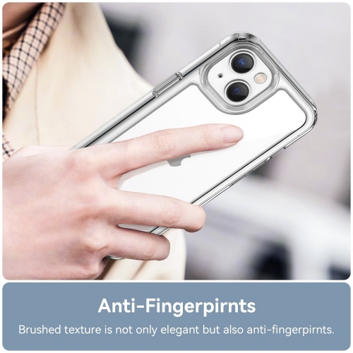 Удароустойчив калъф Acrylic Clear за iPhone 14 Plus, Прозрачен