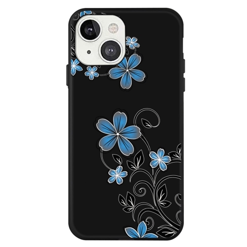 Силиконов калъф Matte за iPhone 14 Plus, Цвете