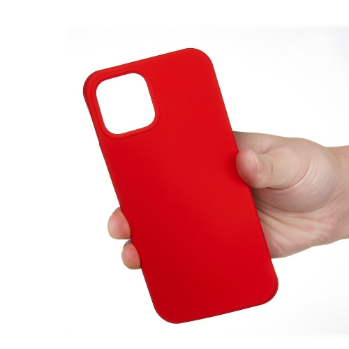 Силиконов калъф Anti-scratch за iPhone 13 Pro Max, Червен