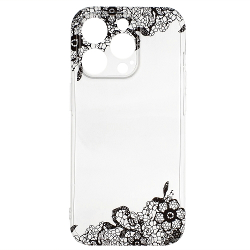 Силиконов калъф за iPhone 14 Pro, Дантела