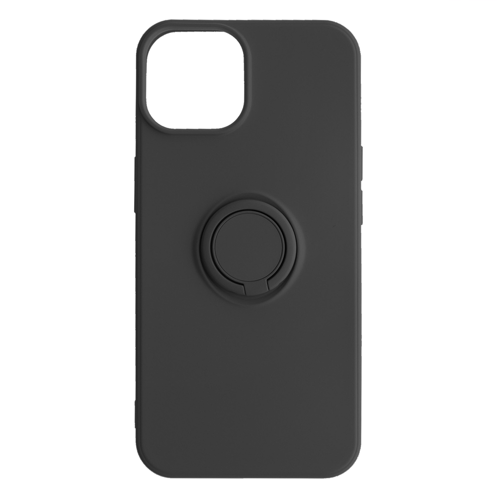 Силиконов Калъф Silicone Ring за iPhone 14 Plus, Черен
