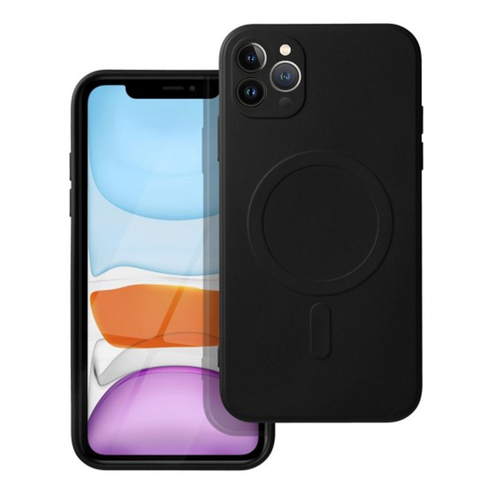Силиконов Калъф Silicone Mag Cover за Iphone 14 Pro Max, черен