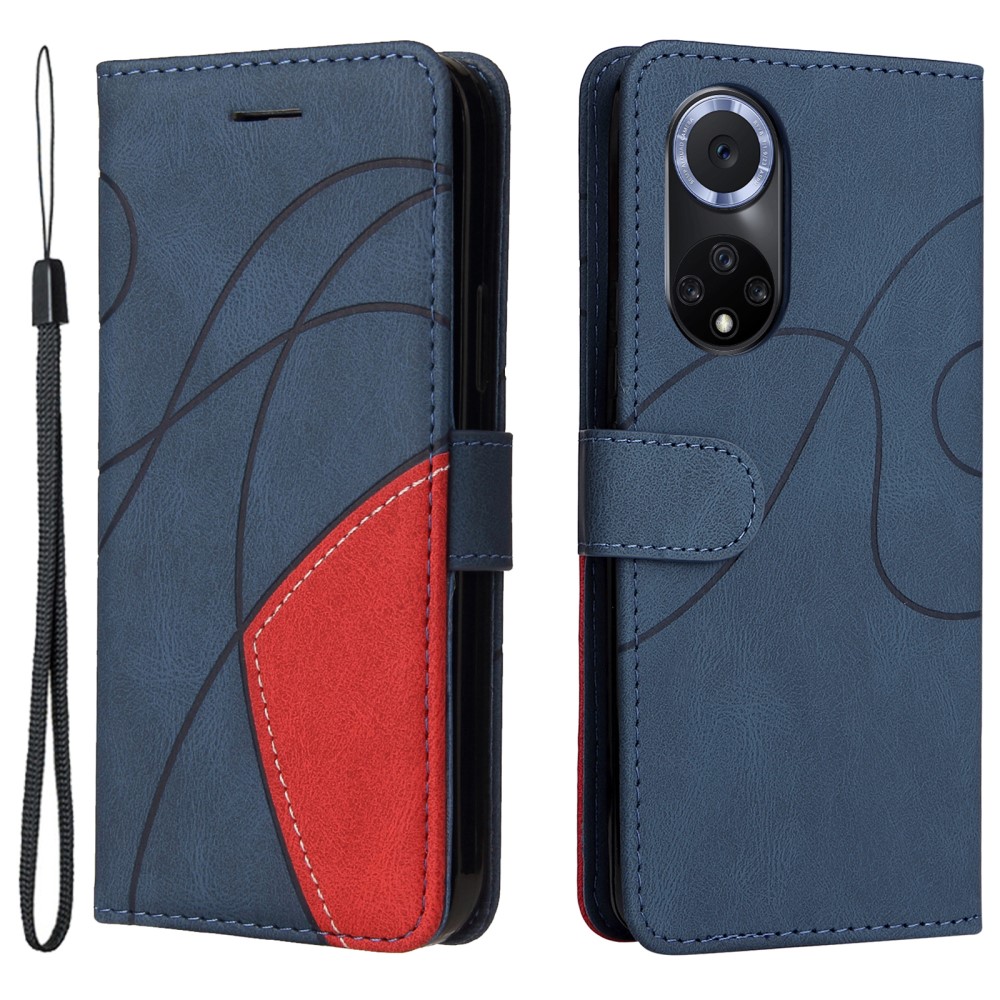 Калъф Тефтер Wallet Stand за Huawei Nova 9 / Honor 50, Син