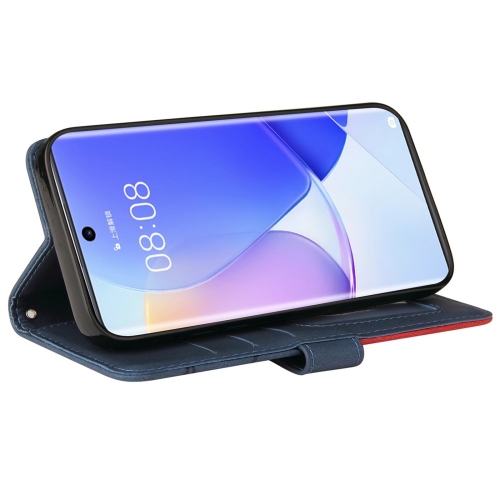 Калъф Тефтер Wallet Stand за Huawei Nova 9 / Honor 50, Син
