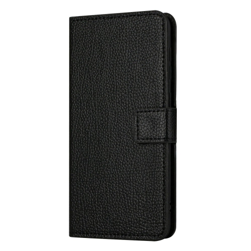 Калъф Тефтер Litchi Texture за Nokia G60 5G, черен