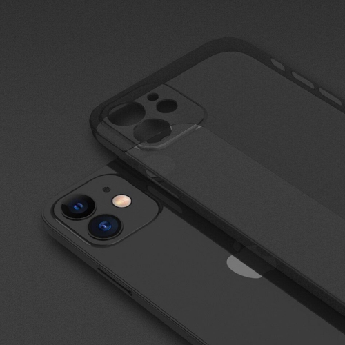 Пластмасов калъф X-LEVEL Matte за Iphone 12, Черен